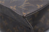 Authentic Louis Vuitton Monogram Sac Plat Hand Bag M51140 LV 6363D