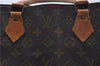 Authentic Louis Vuitton Monogram Sac Plat Hand Bag M51140 LV 6363D