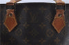 Authentic Louis Vuitton Monogram Sac Plat Hand Bag M51140 LV 6363D