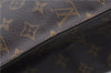 Authentic Louis Vuitton Monogram Sac Plat Hand Bag M51140 LV 6363D