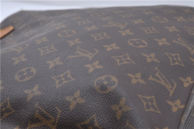Authentic Louis Vuitton Monogram Sac Plat Hand Bag M51140 LV 6363D