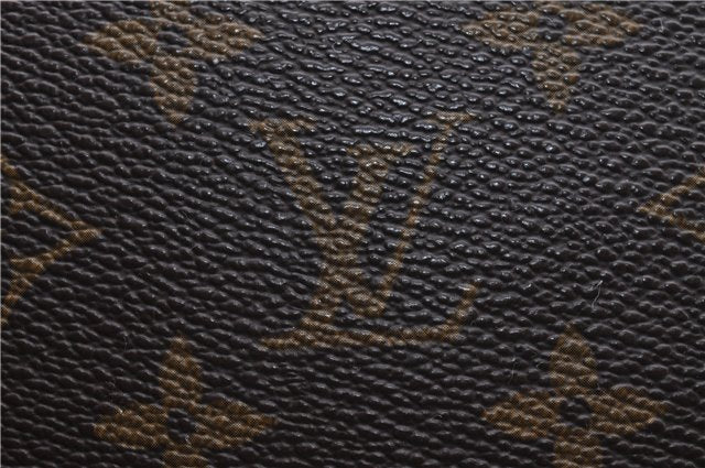 Authentic Louis Vuitton Monogram Sac Plat Hand Bag M51140 LV 6363D