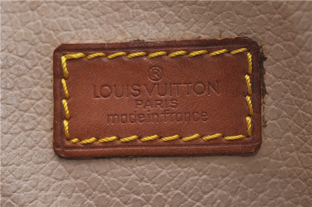 Authentic Louis Vuitton Monogram Sac Plat Hand Bag M51140 LV 6363D