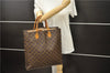Authentic Louis Vuitton Monogram Sac Plat Hand Bag M51140 LV 6363D