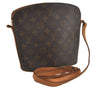 Authentic Louis Vuitton Monogram Drouot Shoulder Cross Bag M51290 LV Junk 6363I