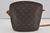 Authentic Louis Vuitton Monogram Drouot Shoulder Cross Bag M51290 LV Junk 6363I