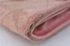 Authentic CHANEL Lamb Skin Matelasse CC Logo Coin Purse Pink 6364C