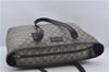 Authentic GUCCI Shoulder Tote Bag GG PVC Leather 181084 Brown 6364D