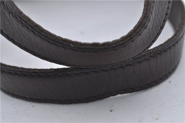 Authentic GUCCI Shoulder Tote Bag GG PVC Leather 181084 Brown 6364D