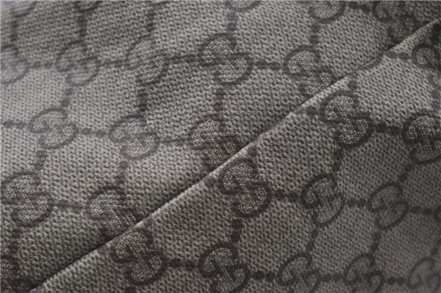 Authentic GUCCI Shoulder Tote Bag GG PVC Leather 181084 Brown 6364D