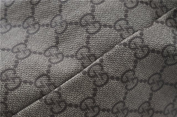 Authentic GUCCI Shoulder Tote Bag GG PVC Leather 181084 Brown 6364D