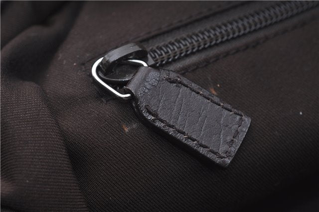 Authentic GUCCI Shoulder Tote Bag GG PVC Leather 181084 Brown 6364D