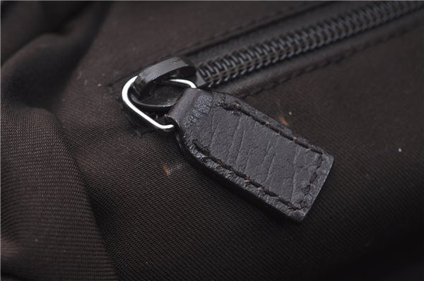 Authentic GUCCI Shoulder Tote Bag GG PVC Leather 181084 Brown 6364D