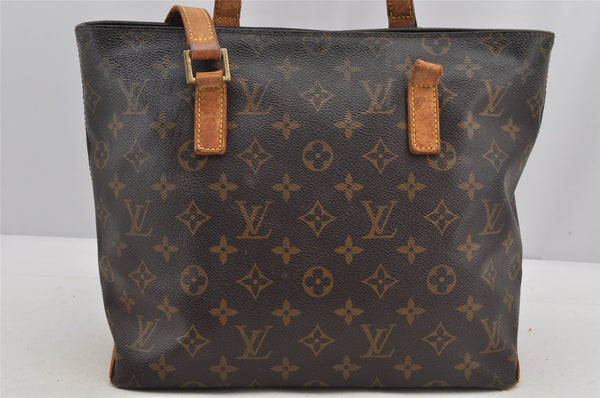 Authentic Louis Vuitton Monogram Cabas Piano Shoulder Tote Bag M51148 Junk 6364I
