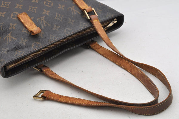 Authentic Louis Vuitton Monogram Cabas Piano Shoulder Tote Bag M51148 Junk 6364I