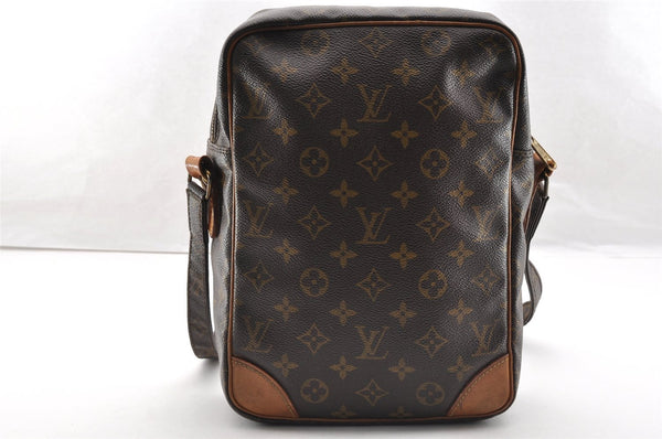 Authentic Louis Vuitton Monogram Danube MM Shoulder Cross Bag M45264 LV 6365I
