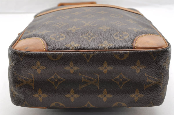 Authentic Louis Vuitton Monogram Danube MM Shoulder Cross Bag M45264 LV 6365I