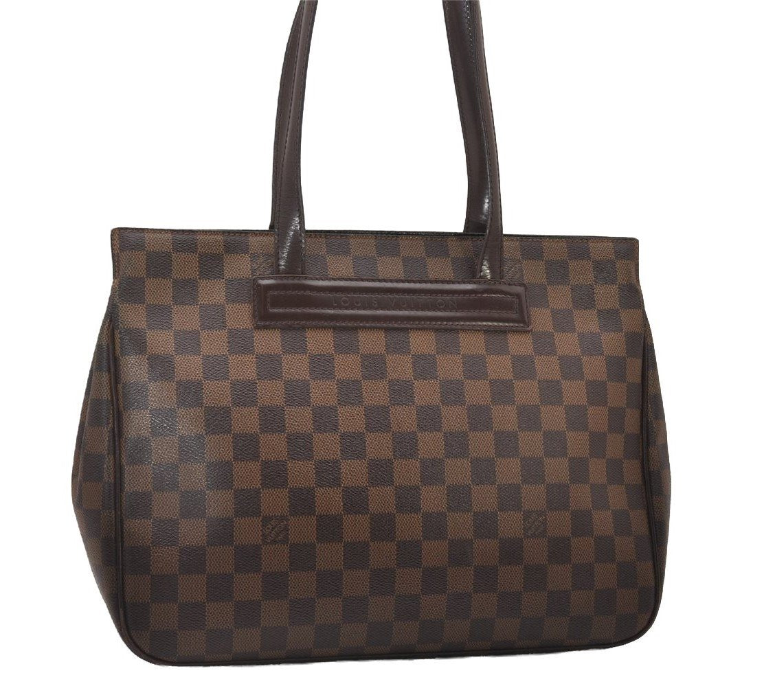 Authentic Louis Vuitton Damier Parioli PM Shoulder Tote Bag N51123 LV 6366I