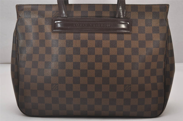 Authentic Louis Vuitton Damier Parioli PM Shoulder Tote Bag N51123 LV 6366I