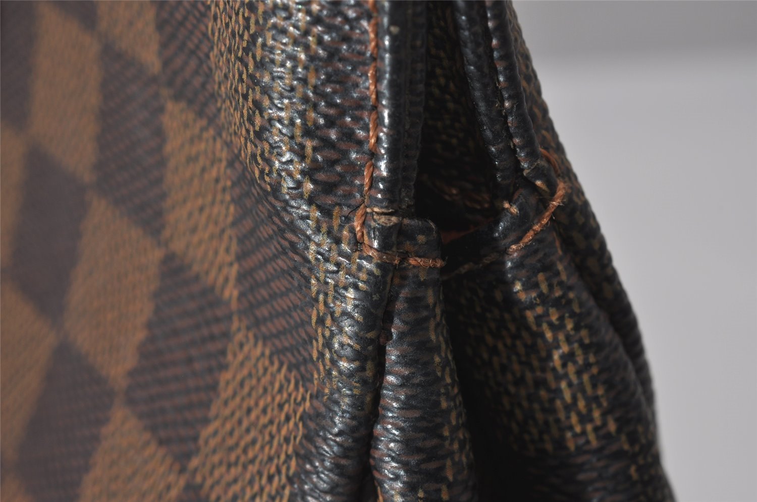 Authentic Louis Vuitton Damier Parioli PM Shoulder Tote Bag N51123 LV 6366I