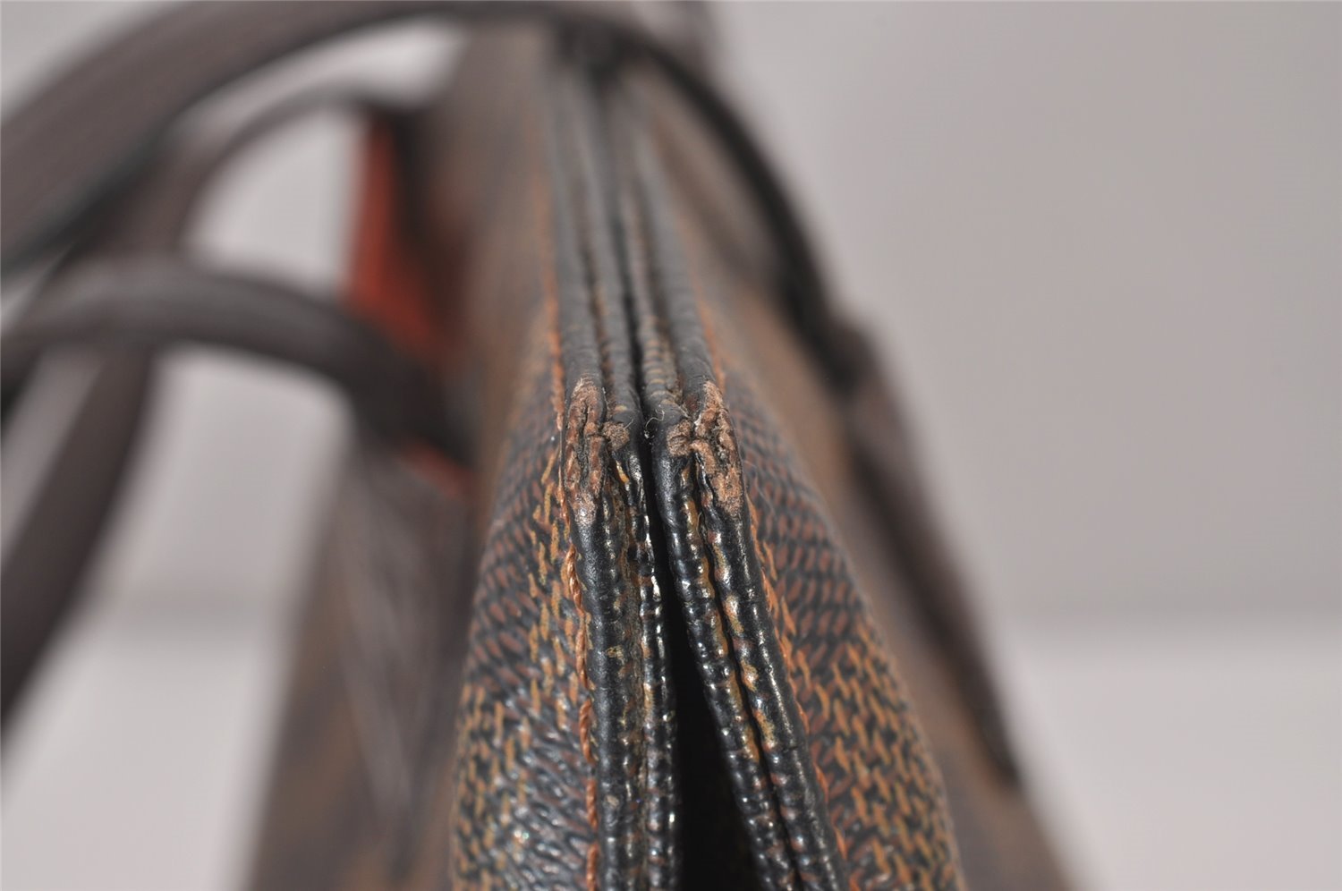 Authentic Louis Vuitton Damier Parioli PM Shoulder Tote Bag N51123 LV 6366I