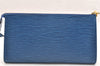 Authentic Louis Vuitton Epi Pochette Accessoires Pouch Blue M52945 LV Junk 6367I