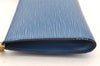 Authentic Louis Vuitton Epi Pochette Accessoires Pouch Blue M52945 LV Junk 6367I