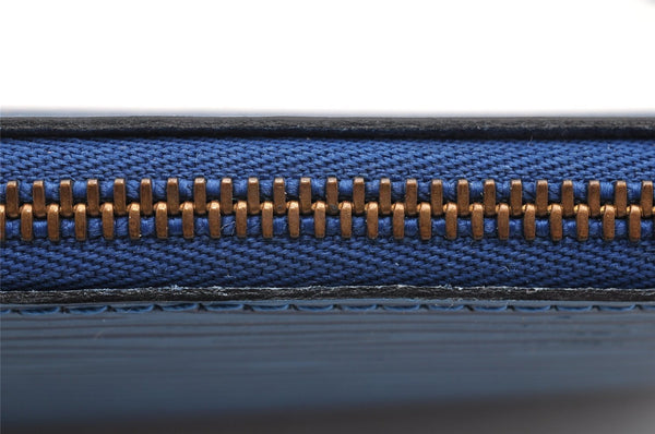 Authentic Louis Vuitton Epi Pochette Accessoires Pouch Blue M52945 LV Junk 6367I