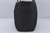 Authentic PRADA Nylon Leather Shoulder Tote Bag Black 6368D