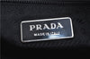 Authentic PRADA Nylon Leather Shoulder Tote Bag Black 6368D