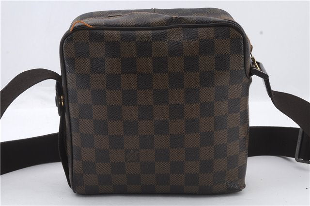 Authentic LOUIS VUITTON Damier Olav PM Shoulder Cross Body Bag N41442 LV 6369C