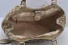 Authentic GUCCI Sukey Shoulder Tote Bag GG Canvas Leather 211944 Brown 6370I