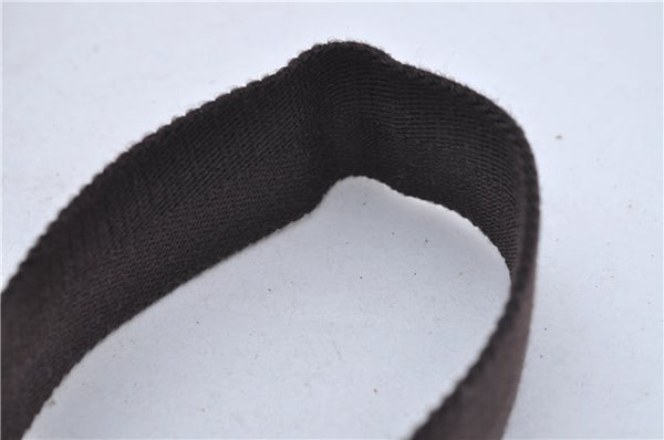 Authentic GUCCI Shoulder Cross Body Bag GG PVC Leather 141198 Brown 6372D