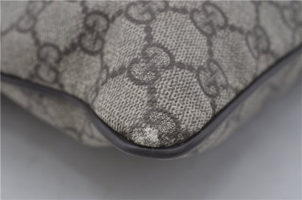 Authentic GUCCI Shoulder Cross Body Bag GG PVC Leather 141198 Brown 6372D