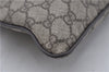 Authentic GUCCI Shoulder Cross Body Bag GG PVC Leather 141198 Brown 6372D