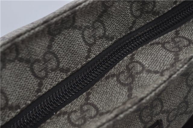 Authentic GUCCI Shoulder Cross Body Bag GG PVC Leather 141198 Brown 6372D