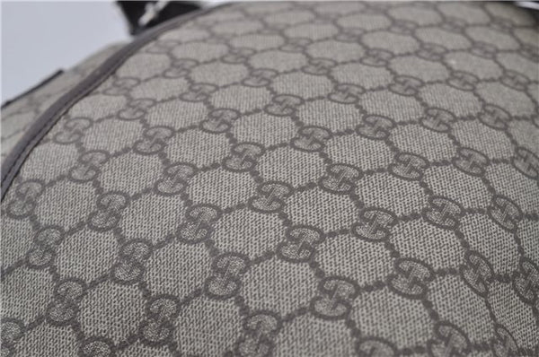 Authentic GUCCI Shoulder Cross Body Bag GG PVC Leather 141198 Brown 6372D