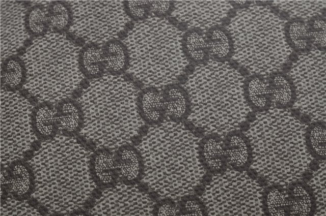 Authentic GUCCI Shoulder Cross Body Bag GG PVC Leather 141198 Brown 6372D