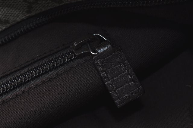 Authentic GUCCI Shoulder Cross Body Bag GG PVC Leather 141198 Brown 6372D