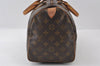 Authentic Louis Vuitton Monogram Speedy 30 Hand Boston Bag M41526 LV 6372I