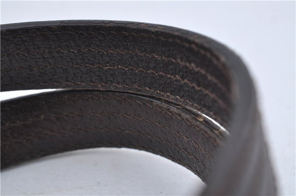 Authentic GUCCI Shoulder Tote Bag GG Canvas Leather 113017 Brown 6373D