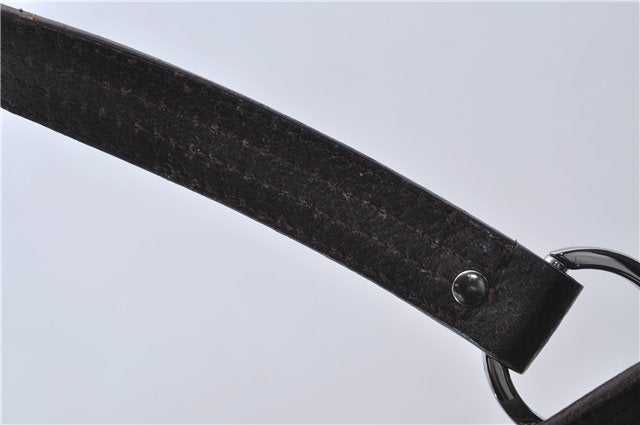 Authentic GUCCI Shoulder Tote Bag GG Canvas Leather 113017 Brown 6373D