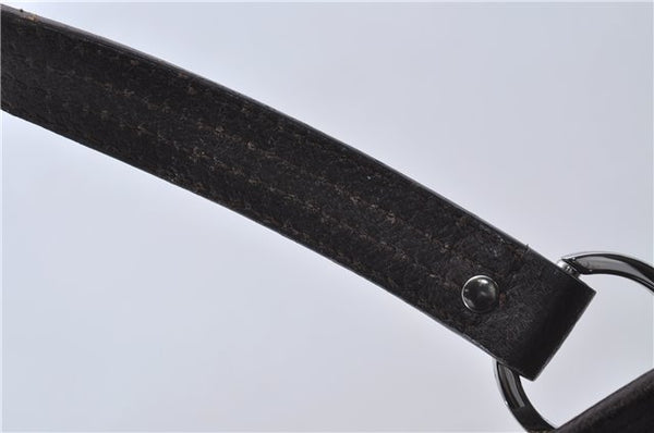 Authentic GUCCI Shoulder Tote Bag GG Canvas Leather 113017 Brown 6373D