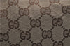 Authentic GUCCI Shoulder Tote Bag GG Canvas Leather 113017 Brown 6373D