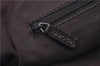 Authentic GUCCI Shoulder Tote Bag GG Canvas Leather 113017 Brown 6373D