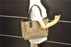 Authentic GUCCI Shoulder Tote Bag GG Canvas Leather 113017 Brown 6373D