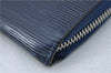 Authentic Louis Vuitton Epi Zippy Long Wallet Purse Blue M60307 LV Junk 6374B