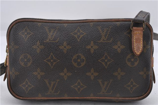 Auth Louis Vuitton Monogram Marly Bandouliere Shoulder Cross Bag M51828 LV 6374D