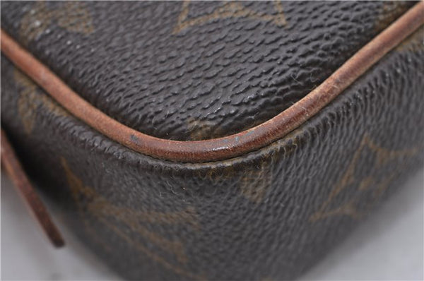 Auth Louis Vuitton Monogram Marly Bandouliere Shoulder Cross Bag M51828 LV 6374D