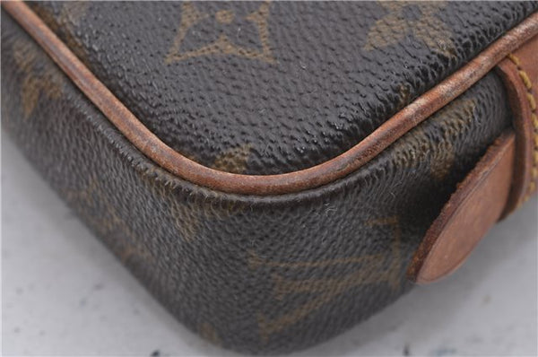 Auth Louis Vuitton Monogram Marly Bandouliere Shoulder Cross Bag M51828 LV 6374D